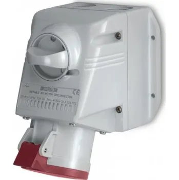 Elektrická zásuvka 513.1656TS 513.1656TS Zásuvka s vypínačem 400V/16A čtyřpólová, IP54 SCAME
