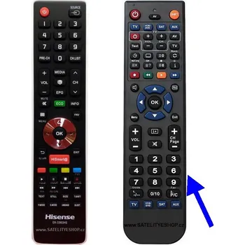 Hisense &nbsp;ER-33903HS dálkový ovladač náhradní