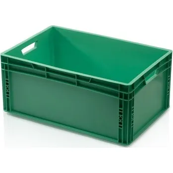 Zahradní úložný box Euro přepravka zelená 27 x 60 x 40 cm