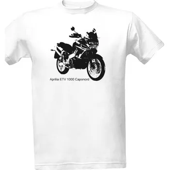 Tričko s potiskem Aprilia ETV 1000 Caponord pánské