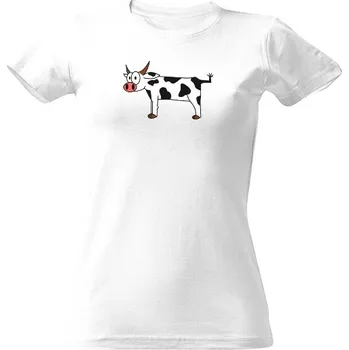 Dámské tričko Tričko s potiskem Býk Boris dámské dámské