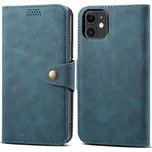 Lenuo Leather pro iPhone 11 modré