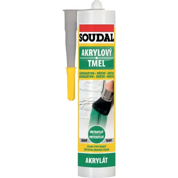 Tmel Soudal Akrylový tmel šedý 280 ml