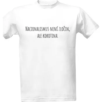Pánská móda Tričko s potiskem Nejsem vlastenec - pánské pánské