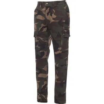 montérky Pracovní kalhoty Payper FOREST/SUMMER Barva: Maskáčová, Velikost: 4XL