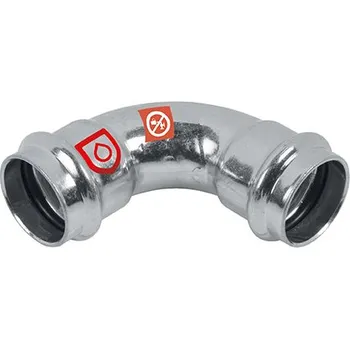 Vodovodní potrubí FRABOPRESS C-STEEL oblouk 28 mm 90° F x F FPC.C2.28