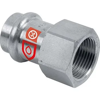 Vodovodní potrubí PRESS C-STEEL Přechod s vnitřním závitem 42 mm x 6/4" FPC.CF270.4240