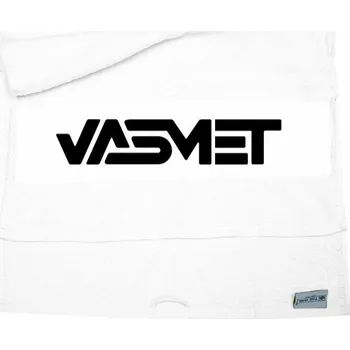 Ručník Sportovní ručník z mikrovlákna s potiskem Bílý ručník - VasMeT
