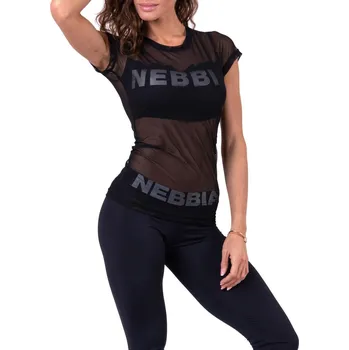 Dámské tričko Nebbia Flash-Mesh 665 černé S