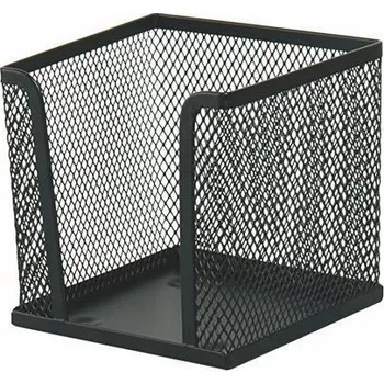 Stojánek na papírové bločky drátěný, černá