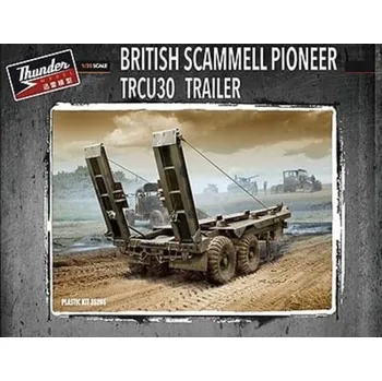 Plastikový model Thunder model 1/35 British Scammell Pioneer TRCU30 Trailer