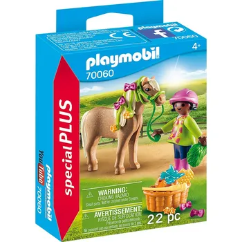 Stavebnice Playmobil Playmobil 70060 Dívka s poníkem