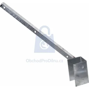 Příslušenství pro plot Bavolet pro hranaté sloupky, jednostranný 60x60, vnější, zelený, balení 1 ks