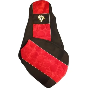 Potah sedadla Autopotahy textilní pro DAF 95XF/105XF/LF/CF, černo-červená barva (č. 45)