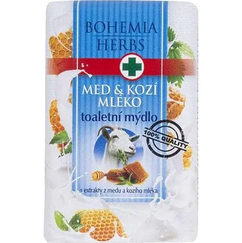 Mýdlo Bohemia Gifts & Cosmetics Toaletní mýdlo s extrakty z medu a kozího mléka 100 g