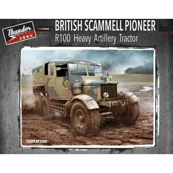 Plastikový model Thunder model 1/35 British Scammell Pioneer R100 artillery tractor