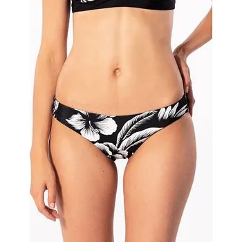 Dámské plavky Plavky Rip Curl MIRAGE ESS PRINTED GOOD PANT Black velikost S