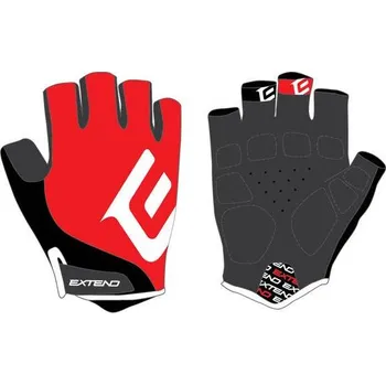 Cyklistické rukavice Extend rukavice pánské GRISP (red/white)