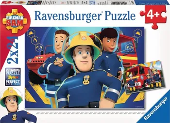 Puzzle Ravensburger Požárník Sam pomůže v nouzi 2 x 24 dílků