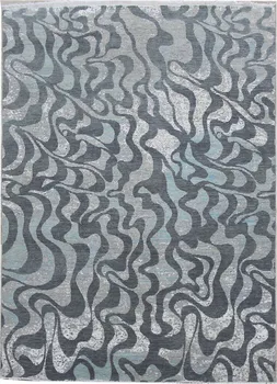 Koberec Diamond Carpets DC-M1 Grey/Aqua 275 x 365 cm