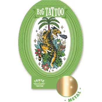 Djeco Metalické tetování Tygr Odstranitelné tetování Djeco Metalické tetování Tygr