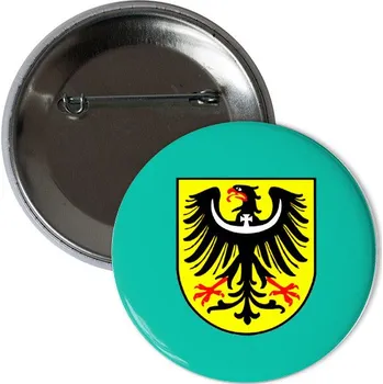 Odznáček s potiskem Placka Slezská orlice