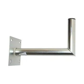 Anténní držák Držák antény 35cm s plotnou 16x16, trubka 42/2mm, zinek Galva