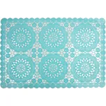 Prostírání BISETTE tyrkysová 44,5x30 cm Mybesthome