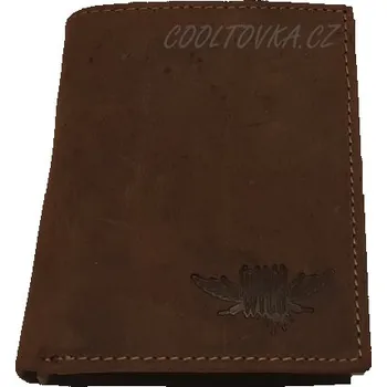 Pánská kožená peněženka Born to be Wild hnědá HL-263 | Cooltovka.cz