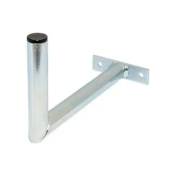 Anténní držák Držák antény malý 25/15cm s pásem otočeným, trubka 28/2mm, Galva