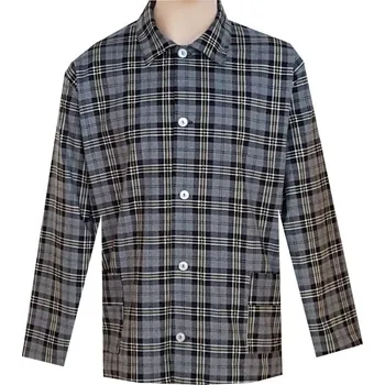 Pánské pyžamo Pánský Pyžamový Kabátek Flanelový FOLTÝN PPKF13 Velikost: 6XL, Materiál: Flanel