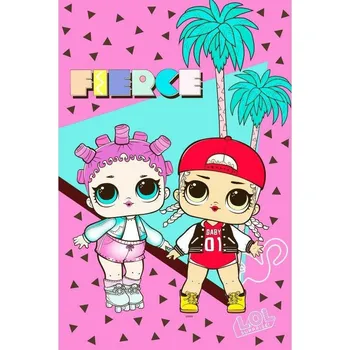 Dětská deka Halantex LOL deka mikroflanel 100 x 150 cm