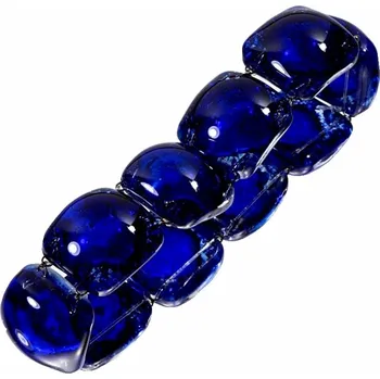 Náramek Skleněný tmavomodrý náramek PARIS 0306