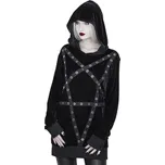 mikina s kapucí unisex - Wicca Velvet - KILLSTAR - KSRA001918 - XS