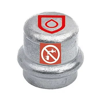 Vodovodní potrubí FRABOPRESS C-STEEL Víčko 35 mm FPC.C302.35