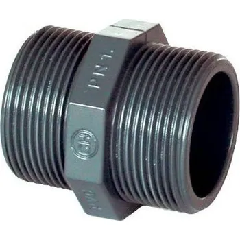 PVC tvarovka - Dvojnipl 1 1/4“ ext.