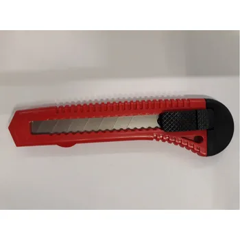 Pracovní nůž Ulamovací nůž - plast červený BARVA: mix barev