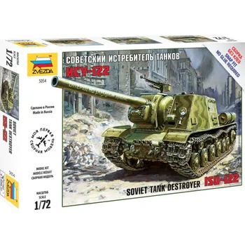 Plastikový model Zvezda samohybné dělo ISU-122 1:72