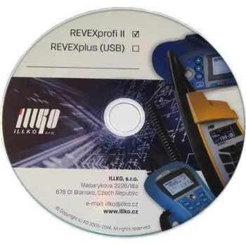 Revizní přístroj ILLKO P 7050 - PC software ILLKO Studio (instalační CD) + DOPRAVA ZDARMA