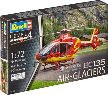 Plastikový model Revell Eurocopter EC 135 Air Glaciers 1:72