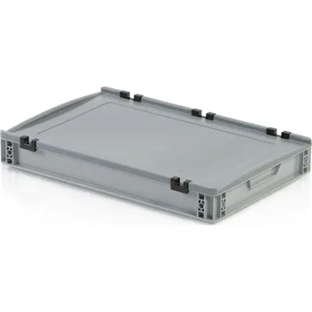 Euro přepravka s víkem 60x40x9 cm