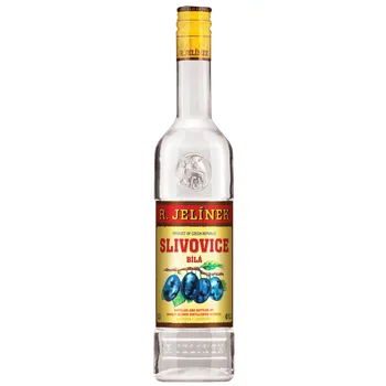 Pálenka R. Jelínek Slivovice bílá vysoká 40 % 0,5 l 