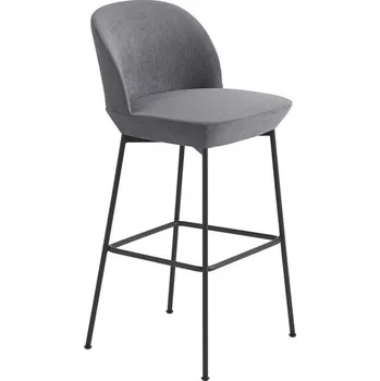 Barová židle Muuto Barová židle Oslo Bar Stool 75 cm, Still 161/anthracite black