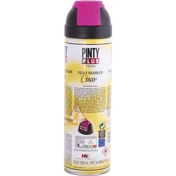 Barva ve spreji Značkovací sprej Novasol FLUO MARKER 360° višňový 0,5 l