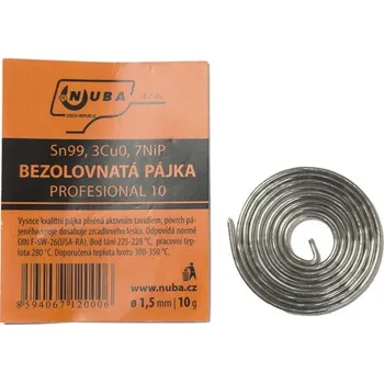Páječka Pájka cín 10g, 1,5 mm, P1/10-PE
