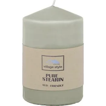 Svíčka Svíčka válec ECO TOP Ø 6,7 x 10 cm tyrkysová