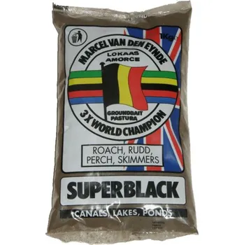 Návnadová surovina MVDE Krmítková Směs Super Black 1 kg