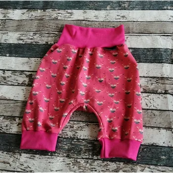 Dívčí kraťasy Yháček Kraťásky/tříčtvrťáky Yháček, Krab na červené/růžová Velikost: 104