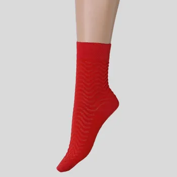 Dámské ponožky TREAT WEAR DÁMSKÉ PONOŽKY - OPART 1: Červená 39-41