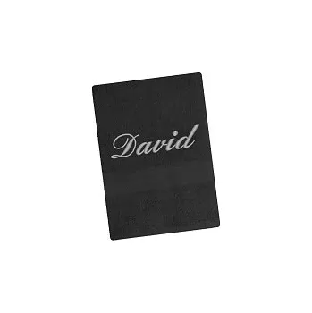 Ručník Ručník se jménem - černá 50x90 cm černá